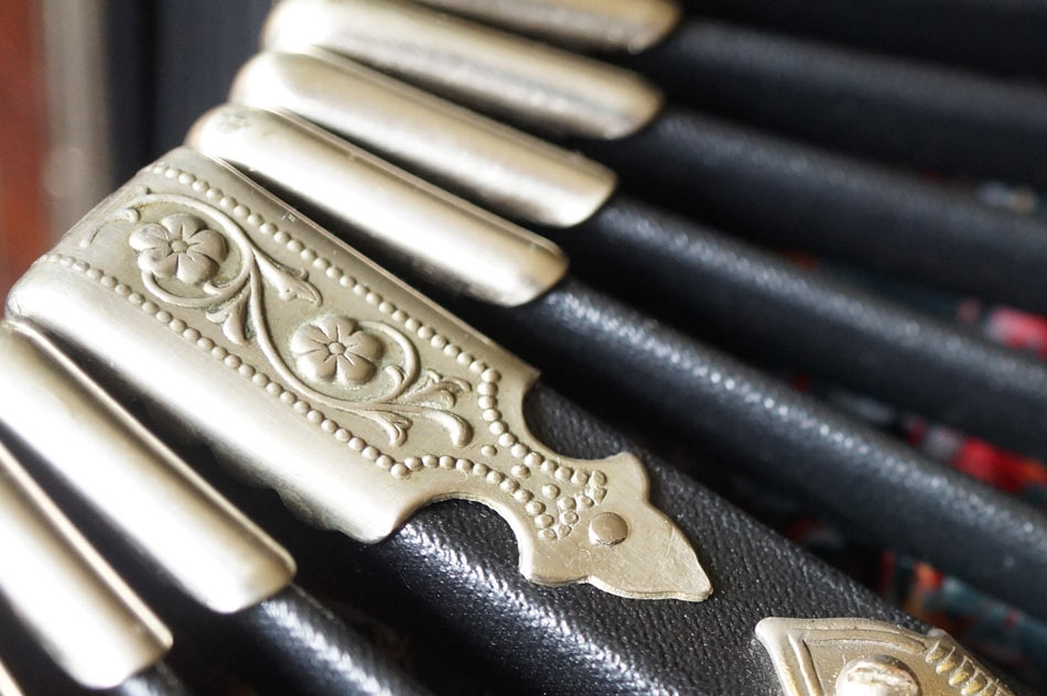 Silberecken an einem neuen Balg